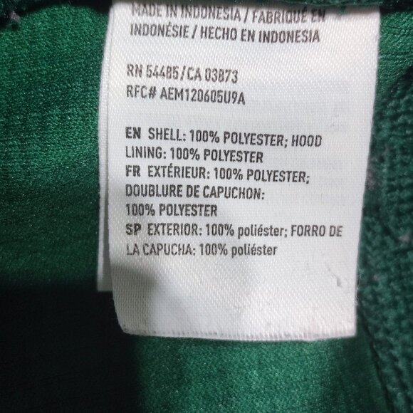 American Eagle Flex pullover Hoodie men's size XXL green with graphic design - Picture 5 of 9